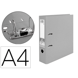 Liderpapel Archivador de palanca A4 Documenta forrado PVC con Rado lomo 75mm gris compresor metálico Precio: 13.50000025. SKU: B15AYH2E4X