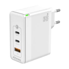 Aisens Cargador Gan 100 W, 2Xusb-C Pd3.0 Qc4.0 Qc5.0, 1Xusb-A Qc3.0, Blanco Precio: 29.49999965. SKU: B1C7DRHGKL