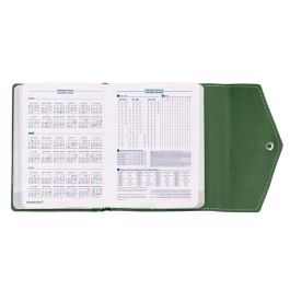 Agenda Encuadernada Liderpapel Psara A5 2025 Dia Pagina Color Verde Papel 70 gr