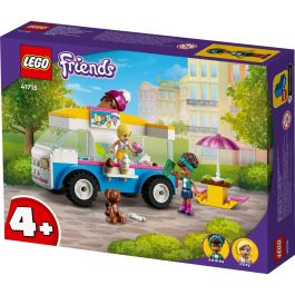 LEGO 41715 Friends Camión de Helados con Vehículo y 2 Mini-Figuras - Juego de Construcción 84 Piezas para Niños +4 Años