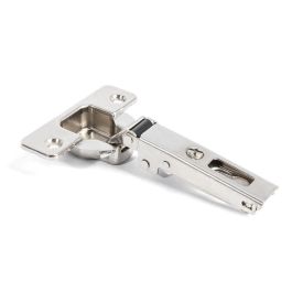 Salice Bisagra S200 Ø35 110º para Puerta, Cazoleta 35mm, Codo Recto Acero Níquel, con o sin Muelle, Silentia+