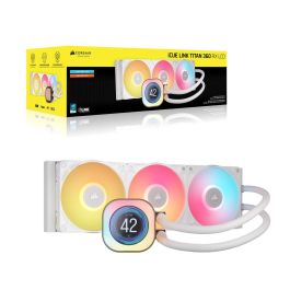 Corsair CW-9061025-WW iCUE LINK TITAN 240 RX LCD Blanco AIO - Refrigeración Líquida para PC