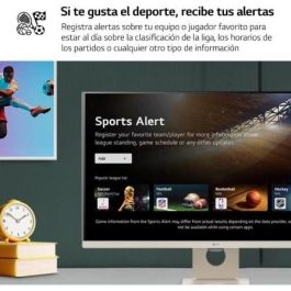 LG 32SR50F-W MyView Smart Monitor 31.5" Full HD IPS webOS23. TV Inteligente Multimedia Blanco, perfecto para Home Office y Streaming.
