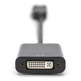 Digitus Adaptador DisplayPort a DVI Activo, Conector Mini DisplayPort Macho a DVI-I Hembra, 0.15m