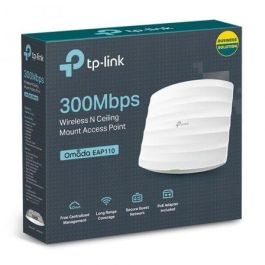 TP-Link EAP110 Punto Acceso Inalámbrico 300 Mbit/s 2.4 GHz PoE Blanco para Techo/Pared