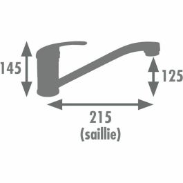Edouard Rousseau GEN1695063113526 Mezclador de cocina ATHENA Cromo