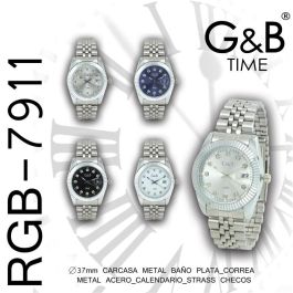 G&B TIME Reloj de Mujer de Metal Redondo con Fecha Precio: 12.705. SKU: B164VFLZ8F