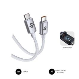 Subblim SUBCAB-C06010 Cable USB-C a USB-C Optimus 60W Carga Rápida PD 480Mbps 1m Nylon Trenzado Blanco para iPhone/Samsung/MacBook Precio: 8.49999953. SKU: B1J53JSJED