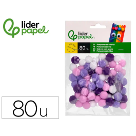 Liderpapel Pompones 1,5 cm Tonalidades Violeta Bolsa 80 Unidades Manualidades y Decoración Precio: 1.49999949. SKU: B16D77WWGP