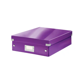 Caja Para Almacenamiento Leitz Click&Store Organizadora 85% Carton Reciclado Mediana 280X100X370 Mm Violeta Precio: 18.69000001. SKU: B1F4WDK55S