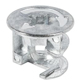 Herrajes Alk Excéntrica 15-12,5 con Borde, Espesor 16, Zamak Zincado - Diámetro Exterior 16,5mm, Interior 8mm Precio: 0.49999983. SKU: B1AQMDWMZT
