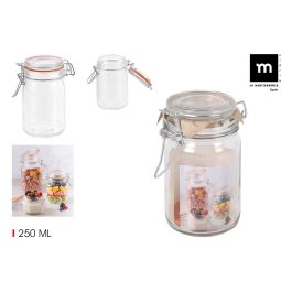 Tarro Hermético de Vidrio con Cierre Clip 250 ml - La Mediterranea (36 Unidades) Precio: 42.99000046. SKU: B1GGMWQ7AG