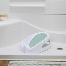INGENUITY ING19577040 Asiento de baño Antideslizante para Niñas, Perforado, 0-6 Meses o 9 kg, Verde