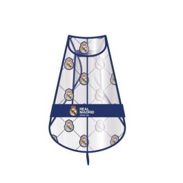 Cerdá Impermeable Ajustable para Perro Real Madrid con Licencia Oficial - Talla XS Azul