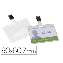 Q-connect Identificador Rigido Plastico Acabado Brillante con Pinza KF14148 9x6,7 cm Precio: 10.99000045. SKU: B12EXZEH58