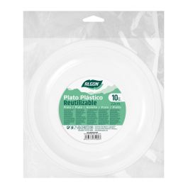 Set de 10 platos redondos reutilizables ecológicos Algon 22 cm (36 Unidades) Set de 10 platos redondos reutilizables ecológicos Algon 22 cm (36 Unidades)