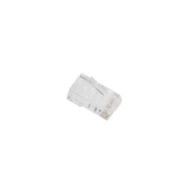 Lanberg Conectores RJ-45 Cat.6 U/UTP 8P8C sin apantallamiento, Transparente, Pack de 100 Unidades para Red Ethernet Precio: 12.50000059. SKU: S5621796
