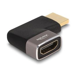 DeLOCK Adaptador HDMI Macho a Hembra Acodado a 90° Izquierda, 8K 60 Hz, Compatible con HDMI 2.1, Carcasa de Metal Gris y Negro Precio: 6.9454. SKU: B1EKKKP8BD