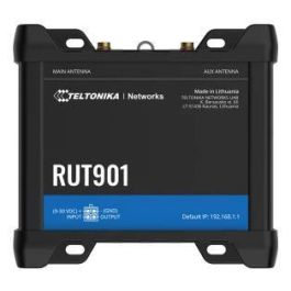 Teltonika RUT901 Router LTE Industrial WiFi Doble SIM 4G Móvil Ethernet Rápido 10/100 Mbit/s Aluminio Negro Teltonika RUT901 Router LTE Industrial WiFi Doble SIM 4G Móvil Ethernet Rápido 10/100 Mbit/s Aluminio Negro Precio: 165.5000006. SKU: B17NKETKYS