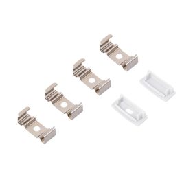 Perfíl Aluminio para Tira LED Doble - Difusor Opal x 2M Perfíl Aluminio para Tira LED Doble - Difusor Opal x 2M