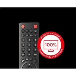 One For All URC1921 Mando a distancia universal para TV Sharp, compatible y sin programación - Negro