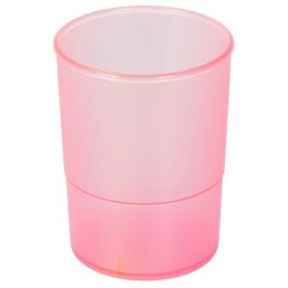 Porta Lapices Plastico Redondo Traslucido Fucsia Precio: 1.49999949. SKU: B1HT2SCH2K