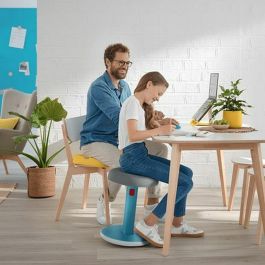 Taburete Ergonómico Leitz Ergo Cosy Active Amarillo Plástico