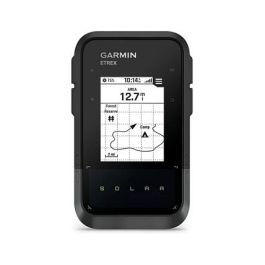 Garmin eTrex Solar GPS de Mano con Carga Solar, Negro/Gris