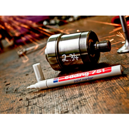 Edding Marcador Permanente Tinta Opaca 751 Blanco