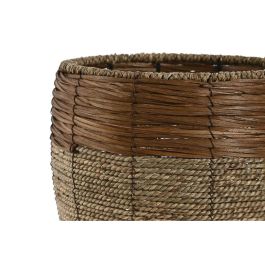 Macetero Tropical DKD Home Decor Natural 33 x 30 x 33 cm Set de 3