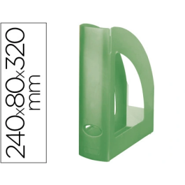 Q-connect Revistero Plástico Verde Translucido 250 x 320 x 80 mm Precio: 4.79000038. SKU: B1HNH5TEN7