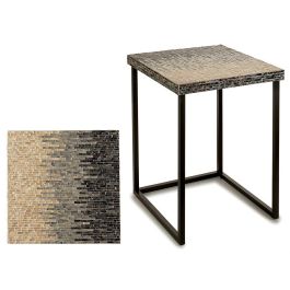 Mesa Cuadrada Nácar Gris Degradado 47x47x62 cm - Giftdecor Precio: 62.79000002. SKU: S3603674
