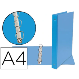 Liderpapel Carpeta de 4 anillas 25 mm A4 carton forrado PVC azul Precio: 2.50000036. SKU: B1AFCAWB7E