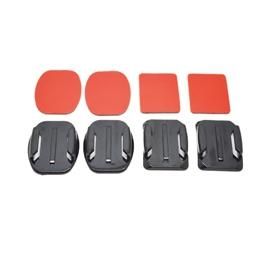 Phoenix Technologies Accesorio Soporte Adhesivo 3M Curvos para GOPRO y Cámaras Sport, Pack de 4, PHGP01, PHGP03, PHGP08, PHGP13, PHGP23S, PHGP26, PHGP51, PHGP102, PHGP103, PHGP127L