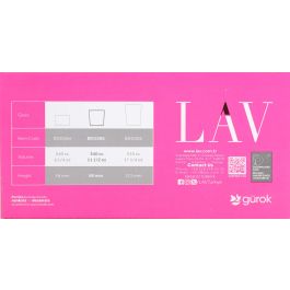 Lav Set 6 Vasos Pinta 340 cc (8 Cajas)