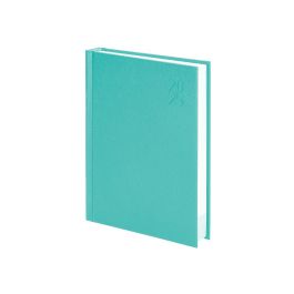 Agenda Encuadernada Liderpapel Corfu A5 2025 Dia Pagina Color Verde Menta Papel 60 gr