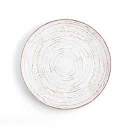 Plato Llano Ariane Tornado White Bicolor Cerámica Ø 31 cm (6 Unidades)