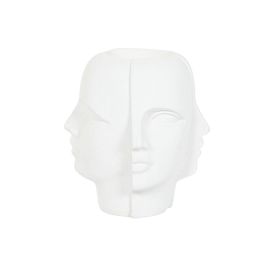 Macetero Moderno DKD Home Decor Blanco 49 x 50 x 49 cm