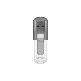 Lexar LJDV100-128ABGY Unidad Flash USB 128 GB USB Tipo A 3.2 Gen 1 Gris Blanco