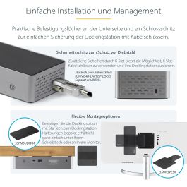 Hub USB Startech DK31C4DPPDUE