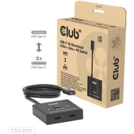 Club 3D USB-C Switch Bidireccional DisplayPort, Data y PD 8K Ultra HD 120 Hz Precio: 40.3172. SKU: B15ZK2PS5Q
