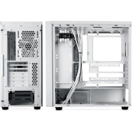 Cooler Master MasterBox 600 White - Torre PC Blanco ATX con Ventana Lateral, Iluminación RGB, MB600-WGNN-S00