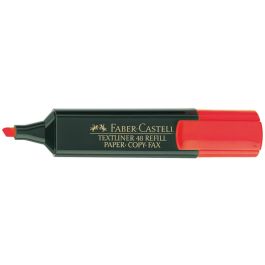 Rotulador Faber Fluorescente 48-21 Rojo 10 unidades