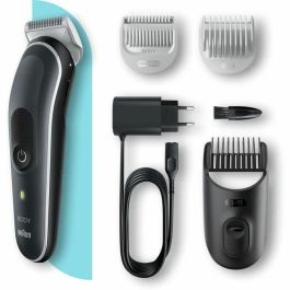 Braun BG5340 Recortadora Corporal Body Groomer 5 para Hombre con tecnología SkinShield y peine para zonas sensibles, Gris/Blanco Braun BG5340 Recortadora Corporal Body Groomer 5 para Hombre con tecnología SkinShield y peine para zonas sensibles, Gris/Blanco