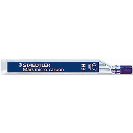 Staedtler Mars Micro Minas de Grafito 0,7 mm H Tubo con 12 Unidades