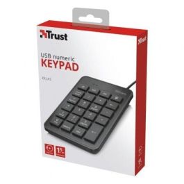 Trust Teclado Numérico Xalas Cable Usb Ultrafino 23 Teclas Tamaño Normal + 5 Teclas Multimedia Negro Trust Teclado Numérico Xalas Cable Usb Ultrafino 23 Teclas Tamaño Normal + 5 Teclas Multimedia Negro