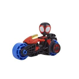 Figura spidey 10 cm con motocicleta - modelos surtidos