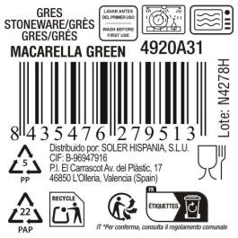 La Mediterranea Mug 230 ml Macarella Green (48 Unidades)