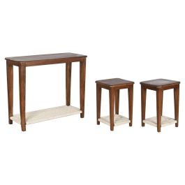 Juego de 3 mesas Home ESPRIT Marrón 95 x 40 x 81 cm (3 Piezas) Precio: 341.58999985. SKU: B1KBGB79K3