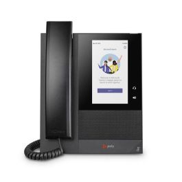 HP Poly CCX 400 Phone Teams Teléfono IP para Microsoft Teams, PoE, Pantalla Táctil 5", Negro